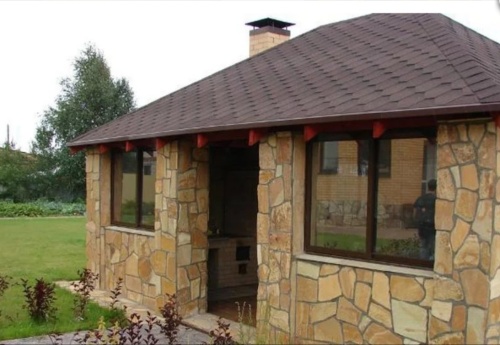 Плитняк златолит жёлтый для фасада 1,5-3 см купить в Республике Хакасия