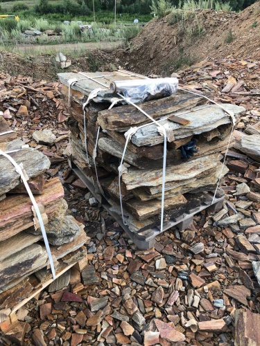 Плитняк кора дерева 50-100мм для пошаговых дорожек купить в Республике Хакасия