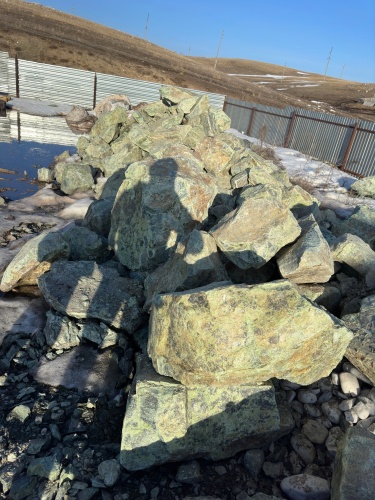 Камни для ландшафтного дизайна зелёные 10-60 килограмм купить в Республике Хакасия