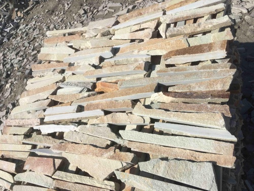 Горбушка златолит золотистый для облицовки купить в Республике Хакасия