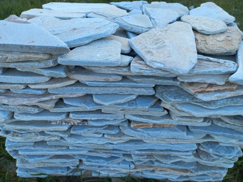 Плитняк златолит зелёный галтованный для цоколя купить в Республике Хакасия